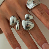 Anillos de Metal Irregulares