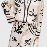 Conjunto de Pierna Ancha Nazaret con Estampado Artístico