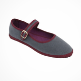 Emma | Zapatos de Ballet Mary Jane con Punta Redonda y Correa con Hebilla para Mujeres