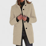 Chaqueta de Cuello Alto para Mujer Lucía