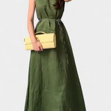 Vestido sin mangas Rosetta con lazo ajustable