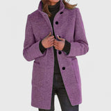 Chaqueta de Cuello Alto para Mujer Lucía