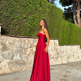 Vestido corse palabra vino