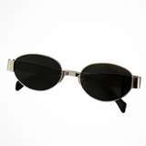 Clarabelle | Gafas de Sol de Metal Ovaladas para Mujeres