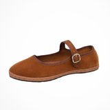 Emma | Zapatos de Ballet Mary Jane con Punta Redonda y Correa con Hebilla para Mujeres