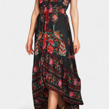 Vestido Floral Boho Chic Chiara con Cintura Ajustable