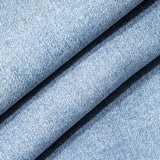 Jeans Rectos Desgastados Evian con Rhinestones