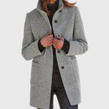 Chaqueta de Cuello Alto para Mujer Lucía
