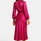 Kriz | Vestido Midi de Cintura Alta
