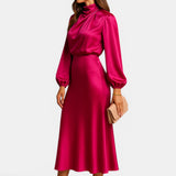 Kriz | Vestido Midi de Cintura Alta