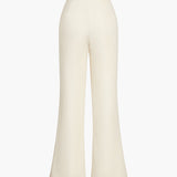 Top liso con pantalón ancho