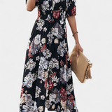 Vestido de Verano Benoja con Estampado Floral y Silueta Definida