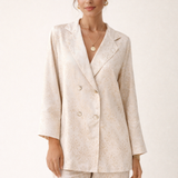Camille - Conjunto mujer blazer y pantalón largo estampado floral elegante
