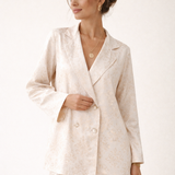 Camille - Conjunto mujer blazer y pantalón largo estampado floral elegante