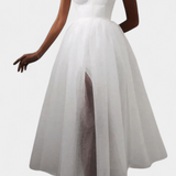 Vestido Maxi de Tul Widya con Corsé