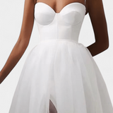 Vestido Maxi de Tul Widya con Corsé