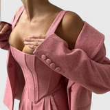 Conjunto Evena de 3 Piezas con Corsé Estructurado