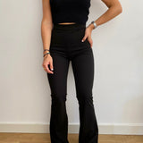 Pantalón campana negro