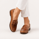 Malina - Mocasines mujer piel vegana ortopédicos cómodos estilo casual diario