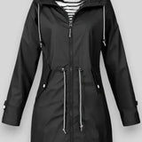 Chaqueta de Lluvia Impermeable y Elegante Aria para Uso Diario