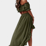 Conjunto de Dos Piezas Off-Shoulder Katja