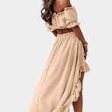Conjunto de Dos Piezas Off-Shoulder Katja