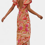 Vestido Maxi Floral Vibrante Suzanne