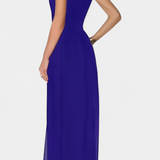Mono Nadia Elegante Sin Mangas con Transparencia Frontal