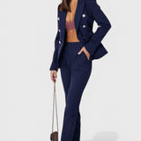 Conjunto de Blazer y Pantalones Rosalind Elegante