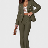 Conjunto de Blazer y Pantalones Rosalind Elegante