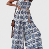 Mono de Pierna Ancha Gabriella con Estampado Audaz