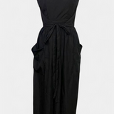 Vestido Dezi Largo Sin Mangas con Tiras Lateral Ajustables