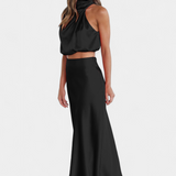 Conjunto de Falda con Espalda Descubierta Hanna
