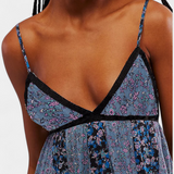Vestido de Chifón Floral Boho Lexa con Espalda Abierta