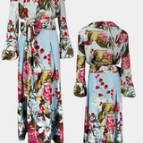 Conjunto de Camisa Impresa y Pantalones Fluidos Sanne Elegante