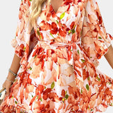 Vestido Mini Besa con Estampado Floral y Silueta Fluida