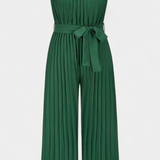 Mono Palazzo Plisado Patrizia con Cuello Halter