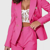 Conjunto de Blazer y Pantalones Rosalind Elegante