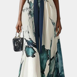 Vestido Impreso Maliyah con Cintura Atada