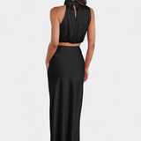 Conjunto de Falda con Espalda Descubierta Hanna