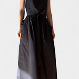 Vestido Dezi Largo Sin Mangas con Tiras Lateral Ajustables