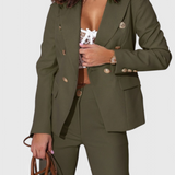 Conjunto de Blazer y Pantalones Rosalind Elegante
