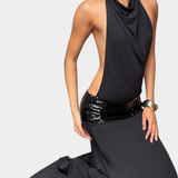 Vestido Halter Georgia Elegancia Lujo