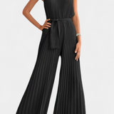 Mono Palazzo Plisado Patrizia con Cuello Halter