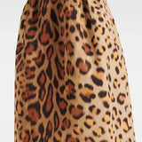 Vestido Midi Tiana Bustier Leopardo