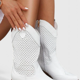 Botas de Cowboy Modernas Annalla con Cremallera Lateral