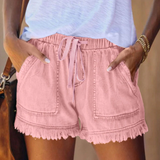 Shorts Roeline | Shorts de mezclilla elásticos para mujer