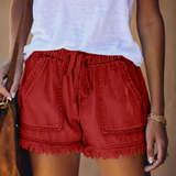 Shorts Roeline | Shorts de mezclilla elásticos para mujer