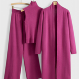 Conjunto de Punto Mahalia de 3 Piezas