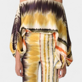 Conjunto de Dos Piezas Sybella con Top Off-the-Shoulder y Pantalones de Pierna Ancha